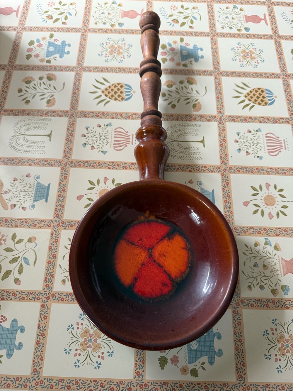 Vintage ceramic caquelon